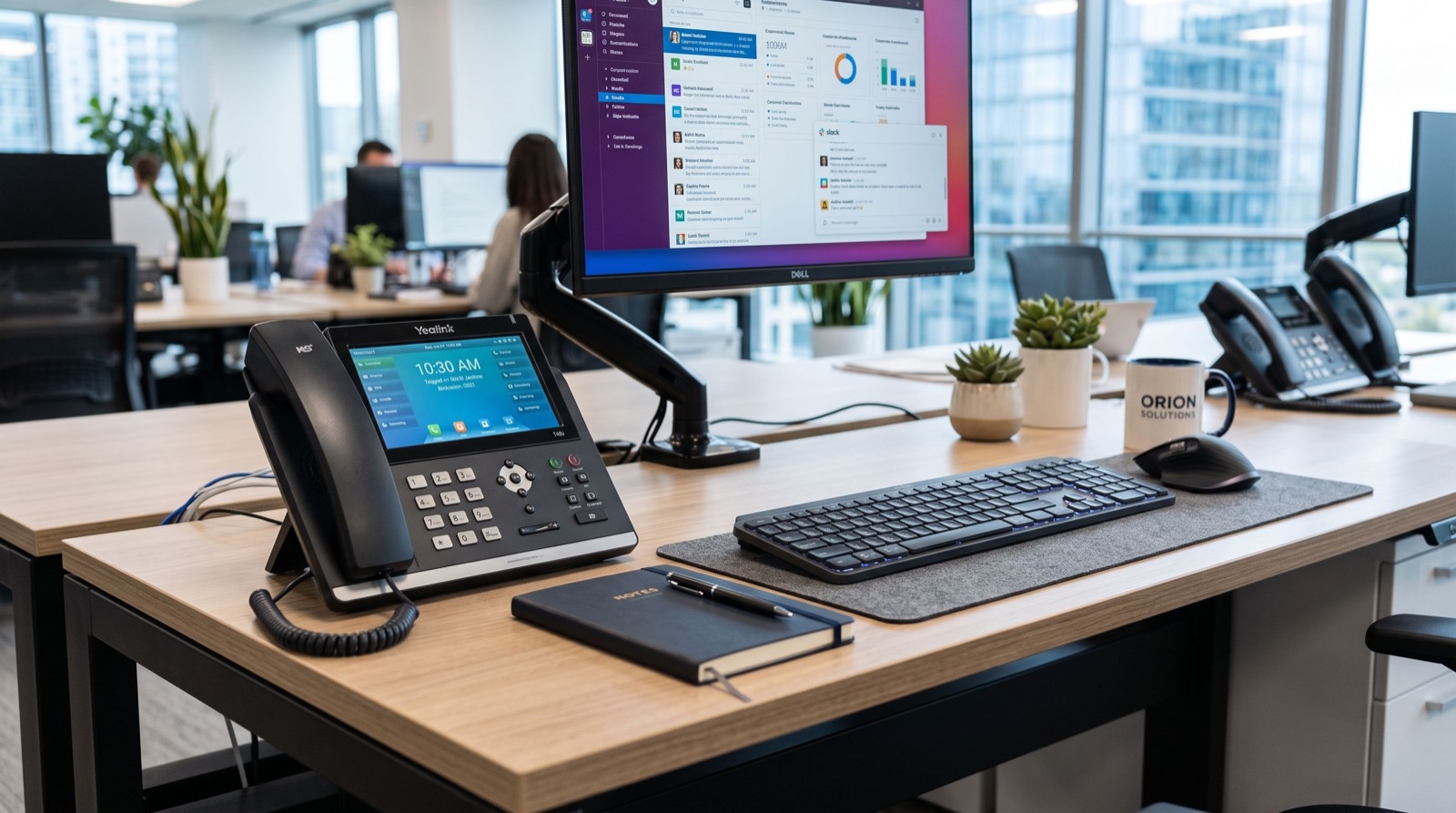 How the Right Desk Phone Improves Team Productivity
